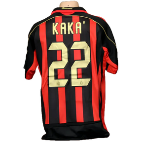 Camisa AC Milan Home Retrô 2006/07 - Torcedor Masculina Dourada - Netmantos
