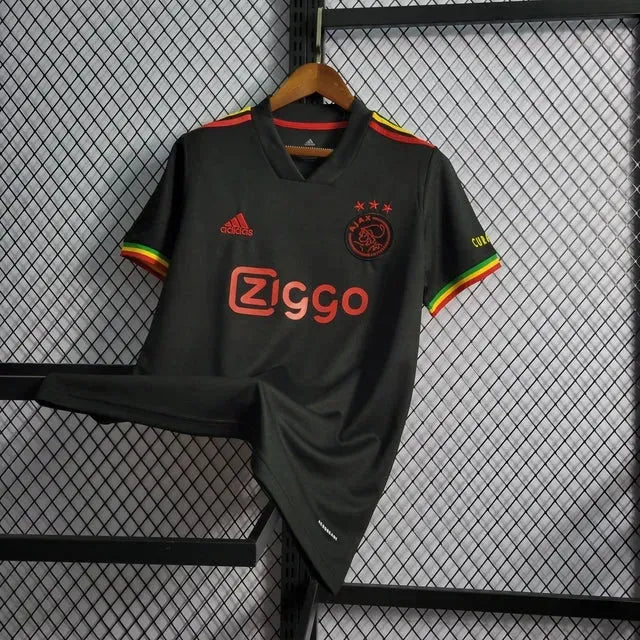 Camisa Ajax Concept 21/22 - Torcedor Masculina Preta - Netmantos