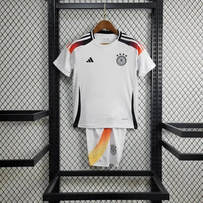 Camisa Alemanha Home 24/25 - Torcedor Infantil Branca e Laranja - Netmantos