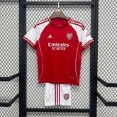 Arsenal Home Shirt 25/26 - Kids Fan Shirt Red and White