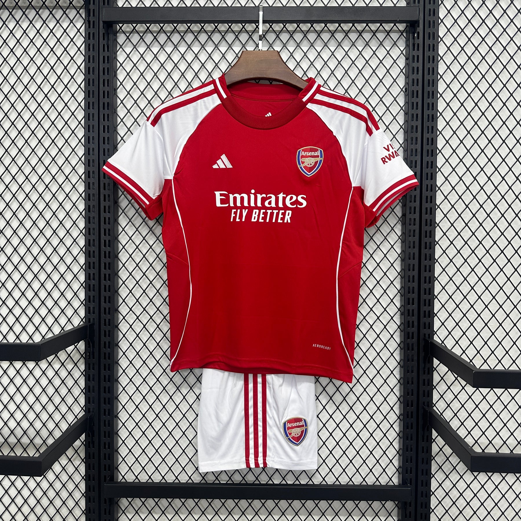 Arsenal Home Shirt 25/26 - Kids Fan Shirt Red and White