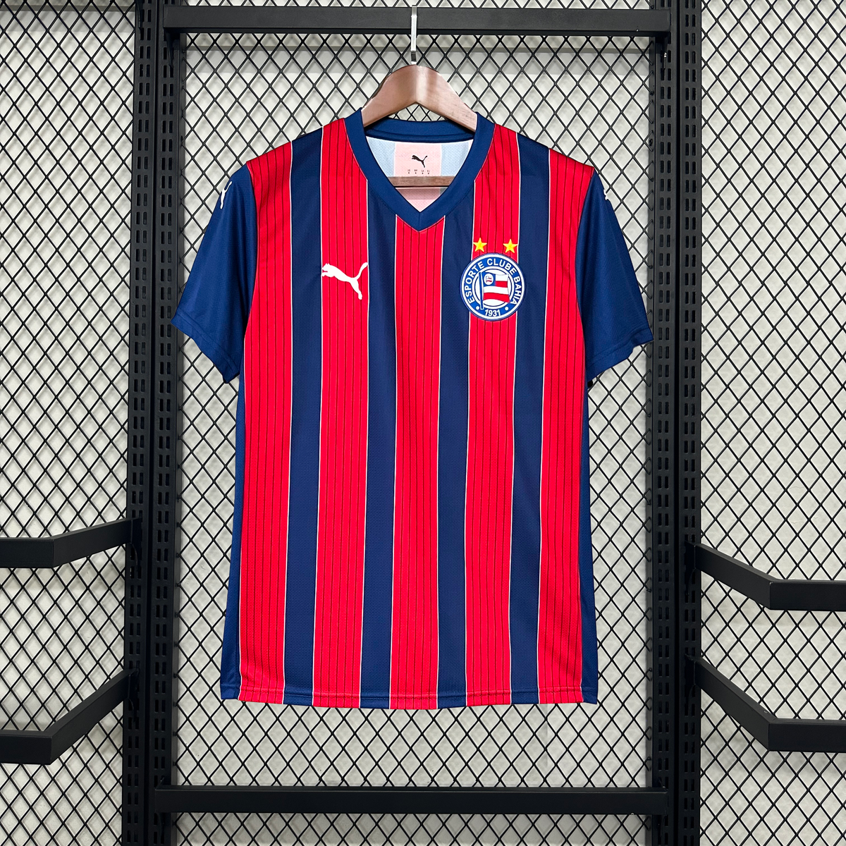 Bahia Away Shirt 25/26 - Men's Fan Red and Blue