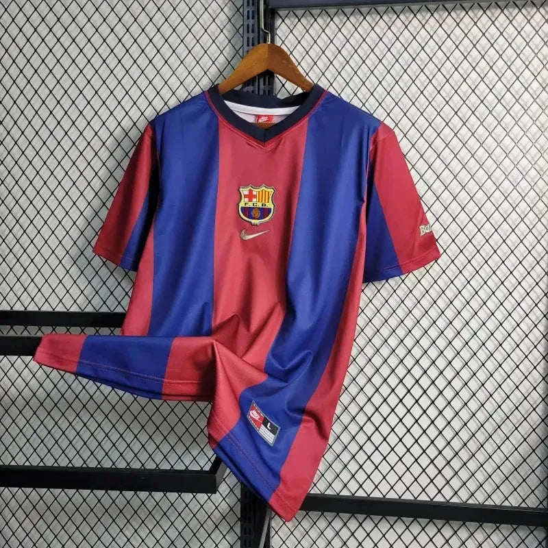Camisa Barcelona Home Retrô 1998/99 - Torcedor Masculina - Netmantos
