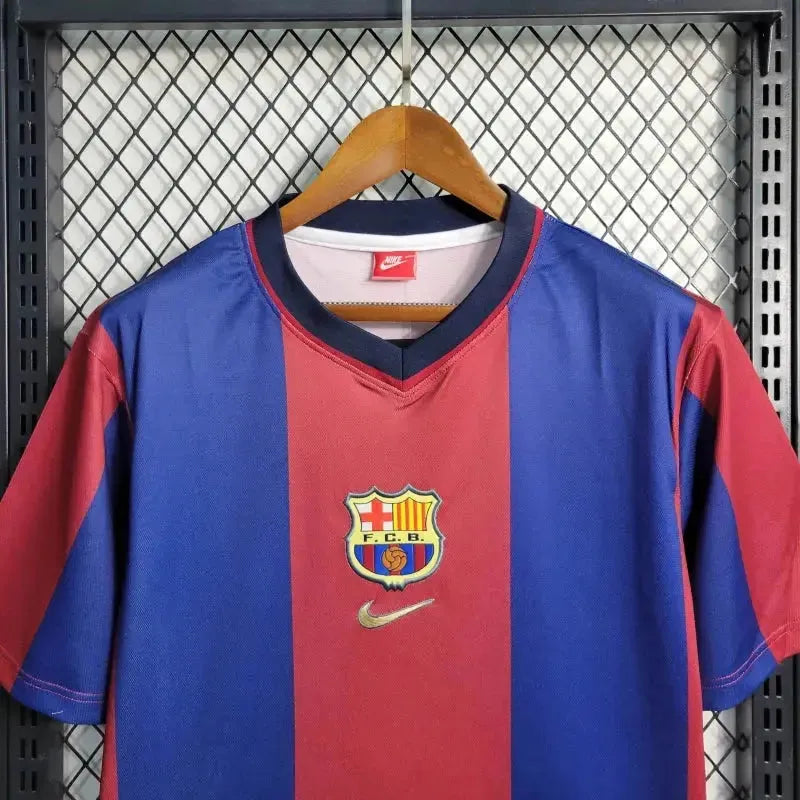 Camisa Barcelona Home Retrô 1998/99 - Torcedor Masculina - Netmantos