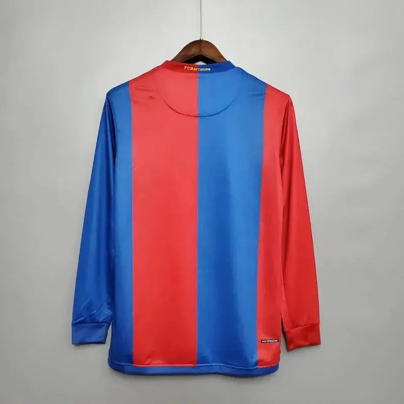 Camisa Barcelona Home Retrô 2006/07 - Torcedor Masculina Manga Longa - Netmantos