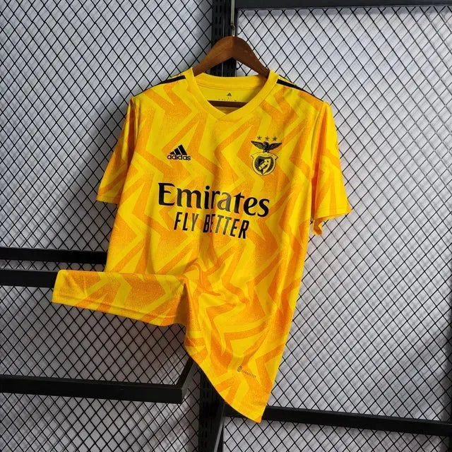 Camisa Benfica Away 22/23 - Torcedor Masculina Amarela - Netmantos