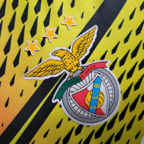 Camisa Benfica Treino 23/24 - Torcedor Masculina Amarela e Preta - Netmantos