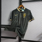 Camisa Brasil 22/23 - Torcedor Masculina Preta - Netmantos