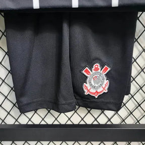 Camisa Timão Away 23/24 - Torcedor Infantil Preta - Netmantos