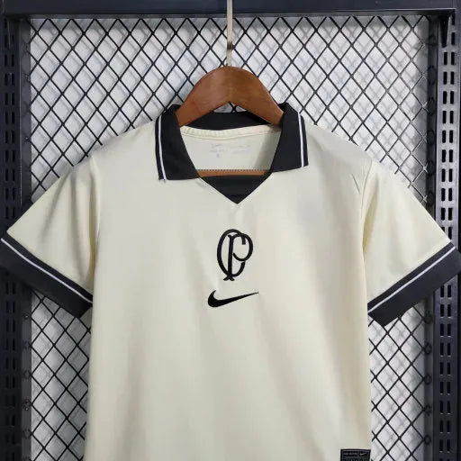 Camisa Timão Away IV 23/24 - Torcedor Infantil Bege - Netmantos