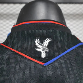 Camisa Crystal Palace Away 24/25 - Jogador Masculina Preta - Netmantos