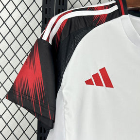Flamengo Away Shirt 25/26 - Men's White Fan Shirt + Sponsorships