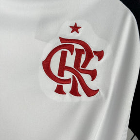 Flamengo Away Shirt 25/26 - Men's White Fan Shirt + Sponsorships