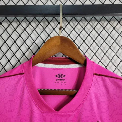 Camisa Fluminense 23/24 - Torcedor Masculina Rosa + Patches Libertadores - Netmantos