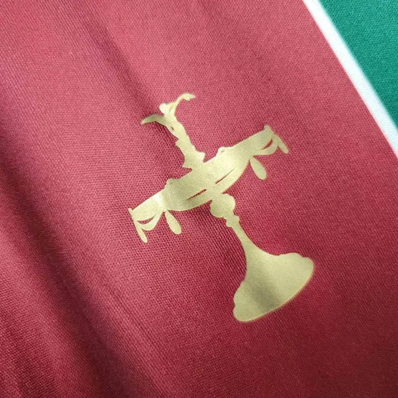 Camisa Fluminense Retrô Home 2010 - Torcedor Masculina Vermelha e Verde - Netmantos