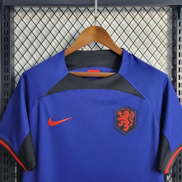 Camisa Holanda Away 22/23 - Torcedor Masculina Azul - Netmantos