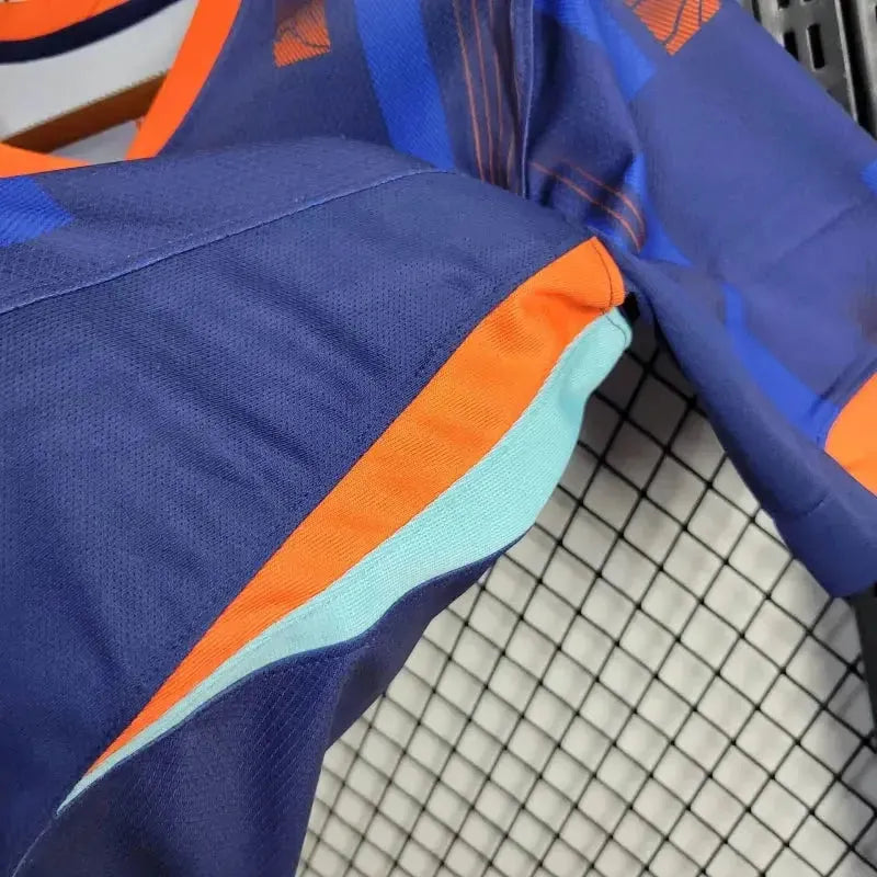 Camisa Holanda Away 24/25 - Torcedor Masculina Azul - Netmantos
