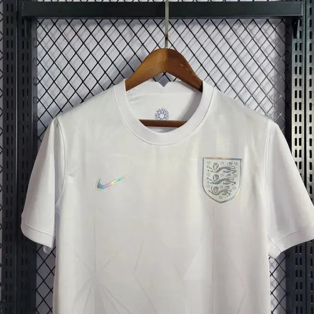 Camisa Inglaterra Home 22/23 - Torcedor Masculina Branca Refletiva - Netmantos
