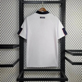 Camisa Inglaterra Retrô Home 1998 - Torcedor Masculina Branca - Netmantos