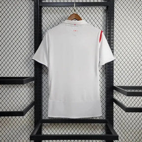 Camisa Inglaterra Retrô Home 2005 - Torcedor Masculina Branca - Netmantos