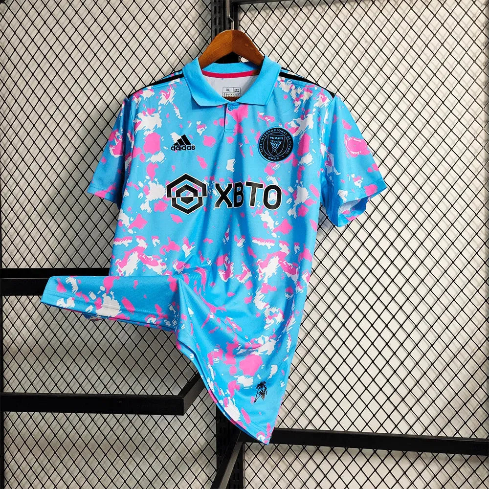 Camisa Inter Miami Treino 23/24 - Torcedor Masculina Azul - Netmantos