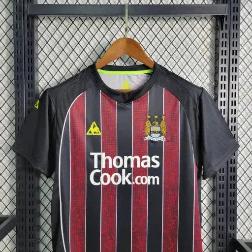 Camisa Manchester City Retrô Away 08/09 - Torcedor Masculina Preta - Netmantos