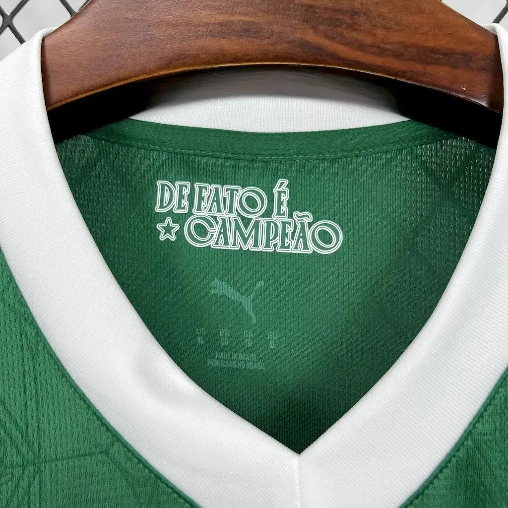 Camisa Palmeiras Home 25/26 - Torcedor Masculina Verde + Patrocínios - Netmantos