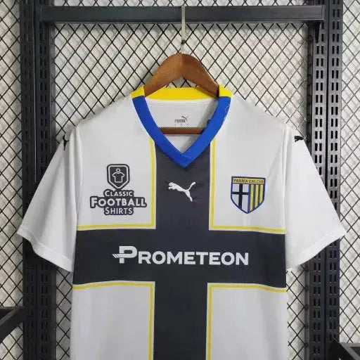 Camisa Parma Home 23/24 - Torcedor Masculina Branca - Netmantos