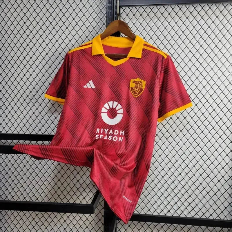 Camisa Roma Home 24/25 - Torcedor Masculina Vermelha - Netmantos