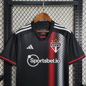 Camisa São Paulo Away II 23/24 - Torcedor Masculina Preta - Netmantos