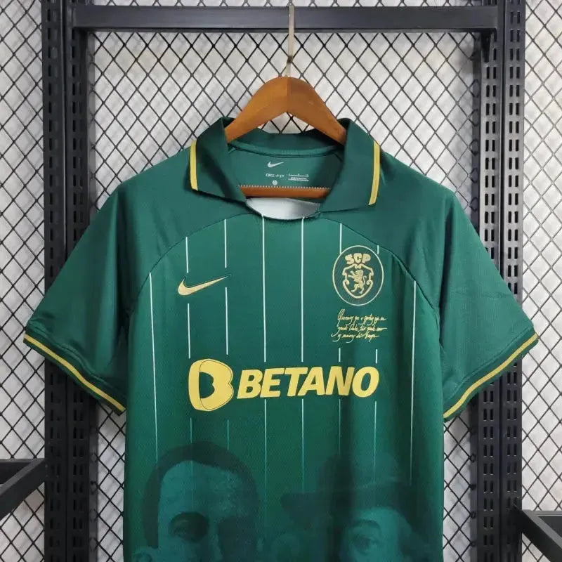 Camisa Sporting 24/25 - Torcedor Masculina Verde - Netmantos
