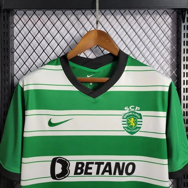 Camisa Sporting Home 22/23 - Torcedor Masculina Verde - Netmantos
