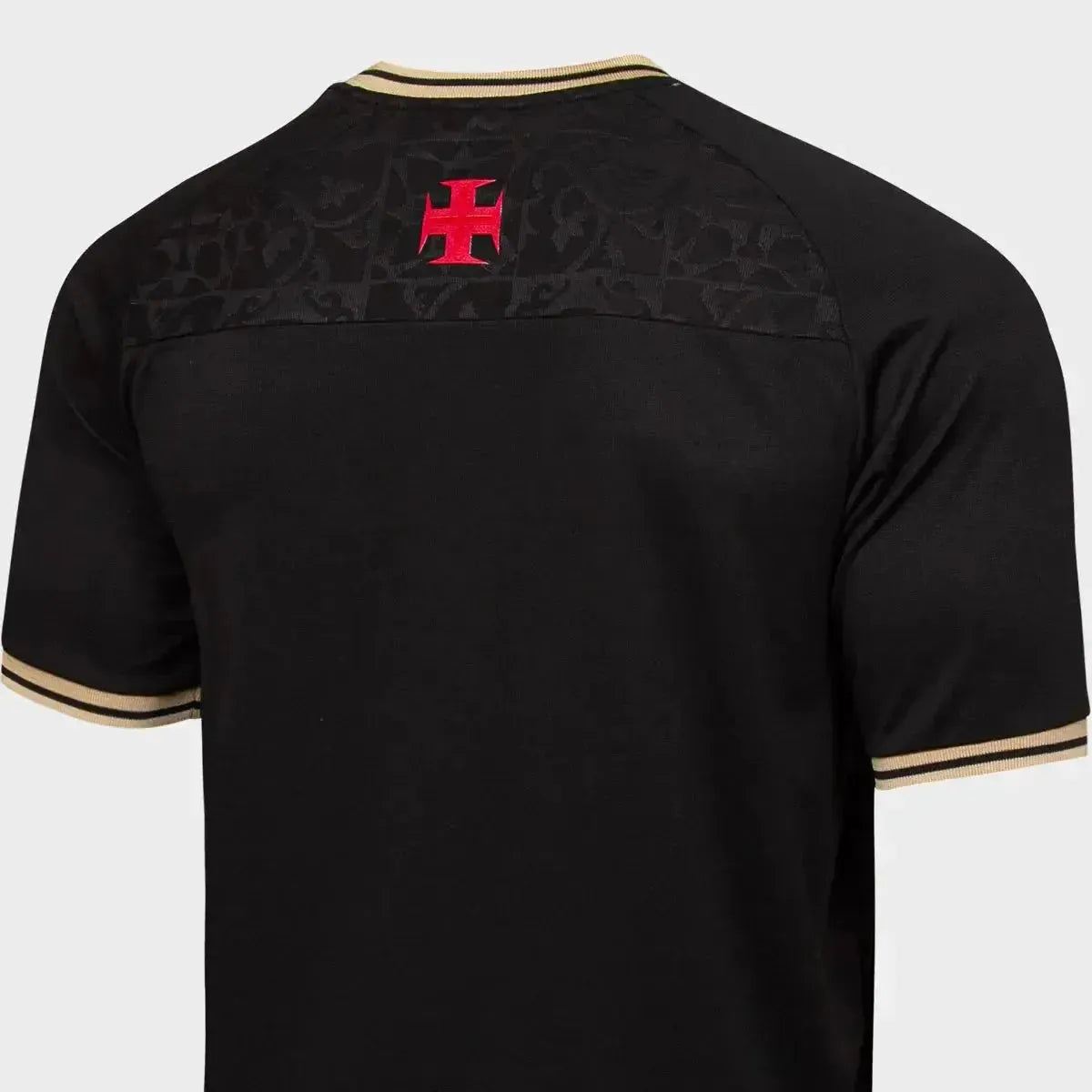 Camisa Vasco Goleiro 22/23 - Torcedor Masculina Preta e Dourada - Netmantos