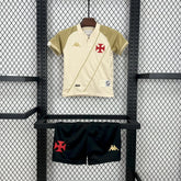 Camisa Vasco da Gama Third Away 24/25 - Torcedor Infantil Branca e Dourada - Netmantos