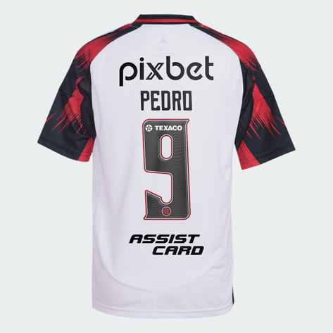 Flamengo Away Shirt 25/26 - Men's White Fan Shirt + Sponsorships