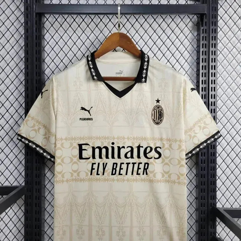 Camisa AC Milan Fourth 24/25 - Torcedor Masculina Branca - Netmantos