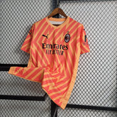 Camisa AC Milan Goleiro 23/24 - Torcedor Masculina Laranja - Netmantos