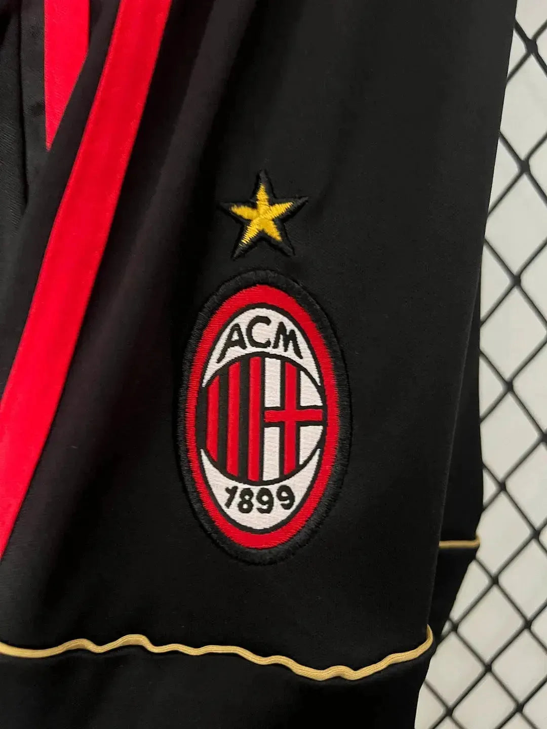 Camisa Ac Milan Retrô Home 2006/07 - Torcedor Infantil Dourada - Netmantos