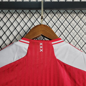 Camisa Ajax Home 23/24 - Torcedor Masculina Vermelha e Branca - Netmantos