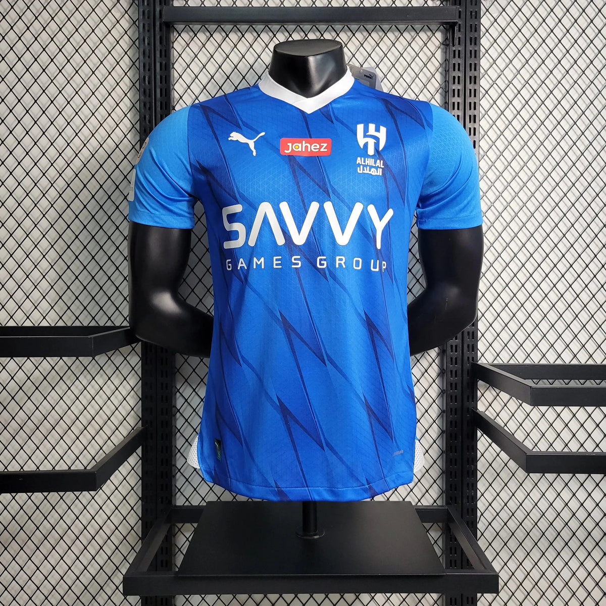 Camisa Al-Hilal Home 23/24 - Jogador Masculina Azul + Neymar 10 - Netmantos