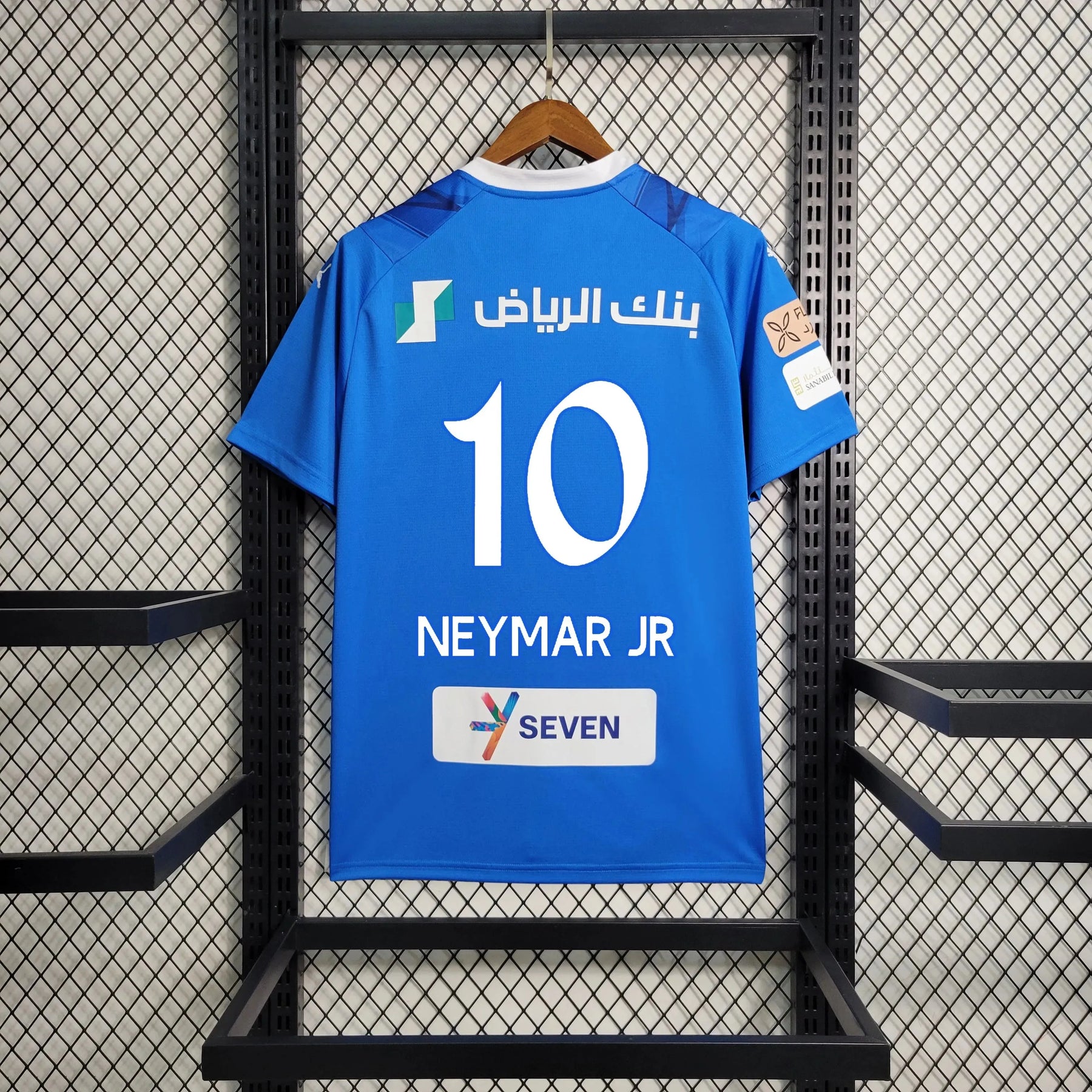 Camisa Al-Hilal Home 23/24 - Torcedor Masculina Azul + Neymar 10 - Netmantos