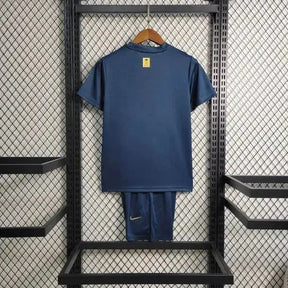Camisa Al-Nassr Away 23/24 - Torcedor Infantil Preta - Netmantos