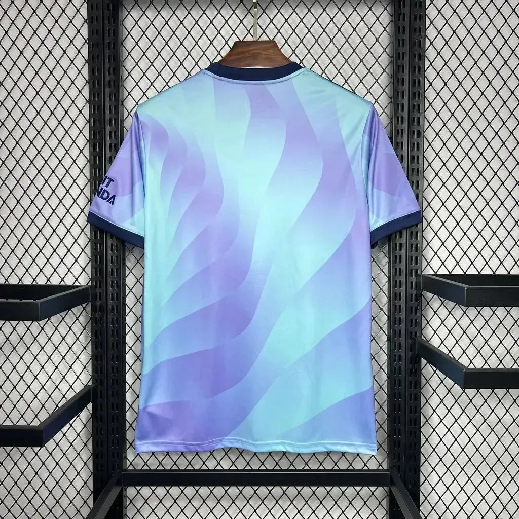 Camisa Arsenal Third Away 24/25 - Torcedor Masculina Roxa/Azul - Netmantos