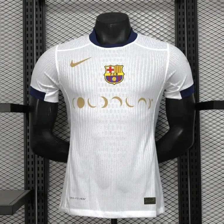 Camisa Barcelona COLDPLAY 25/26 - Jogador Masculina Branca - Netmantos