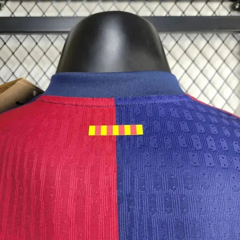 Camisa Barcelona X Travis Scott 24/25 - Jogador Masculina Azul e Vermelho - Netmantos