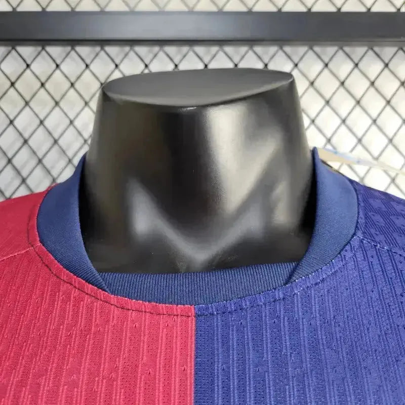 Camisa Barcelona X Travis Scott 24/25 - Jogador Masculina Azul e Vermelho - Netmantos