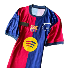 Camisa Barcelona X Travis Scott 24/25 - Torcedor Masculina Azul e Vermelha - Netmantos