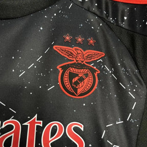 Camisa Benfica Away 24/25 - Torcedor Infantil Preta - Netmantos
