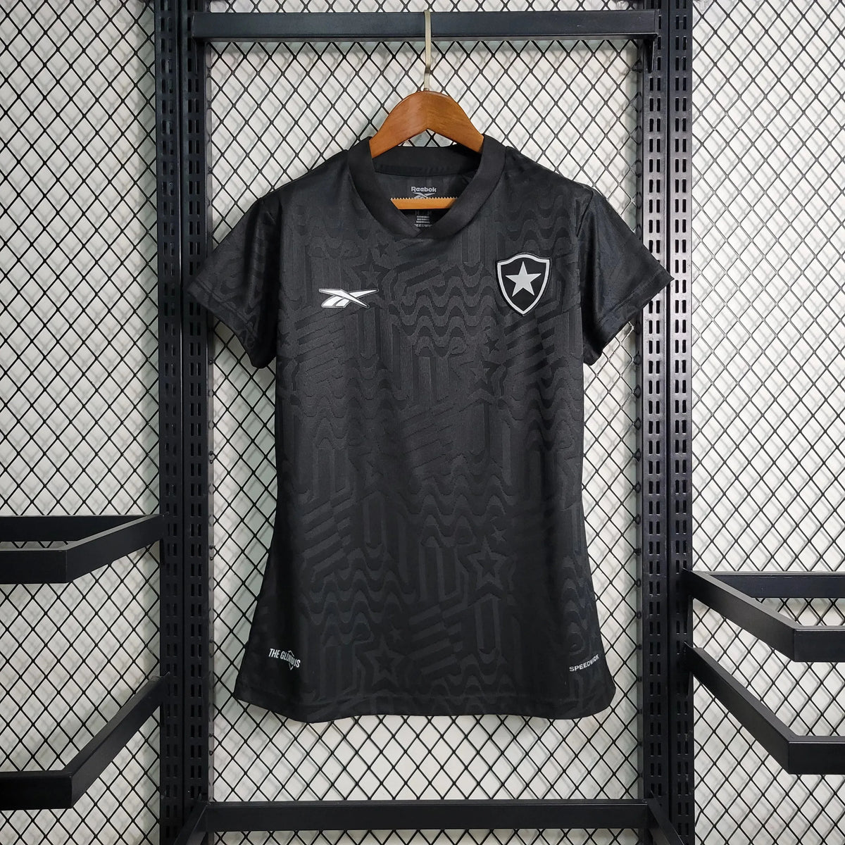 Camisa Bota Fogo Away 23/24 - Torcedor Feminina Preta - Netmantos