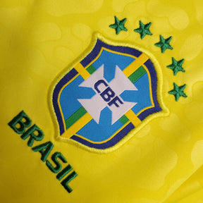 Camisa Brasil Home 22/23 - Torcedor Feminina Amarela - Netmantos